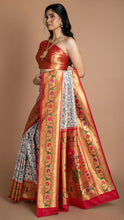 Load image into Gallery viewer, Abstract Banarasi Silk Saree Saree