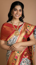 Load image into Gallery viewer, Abstract Banarasi Silk Saree Saree