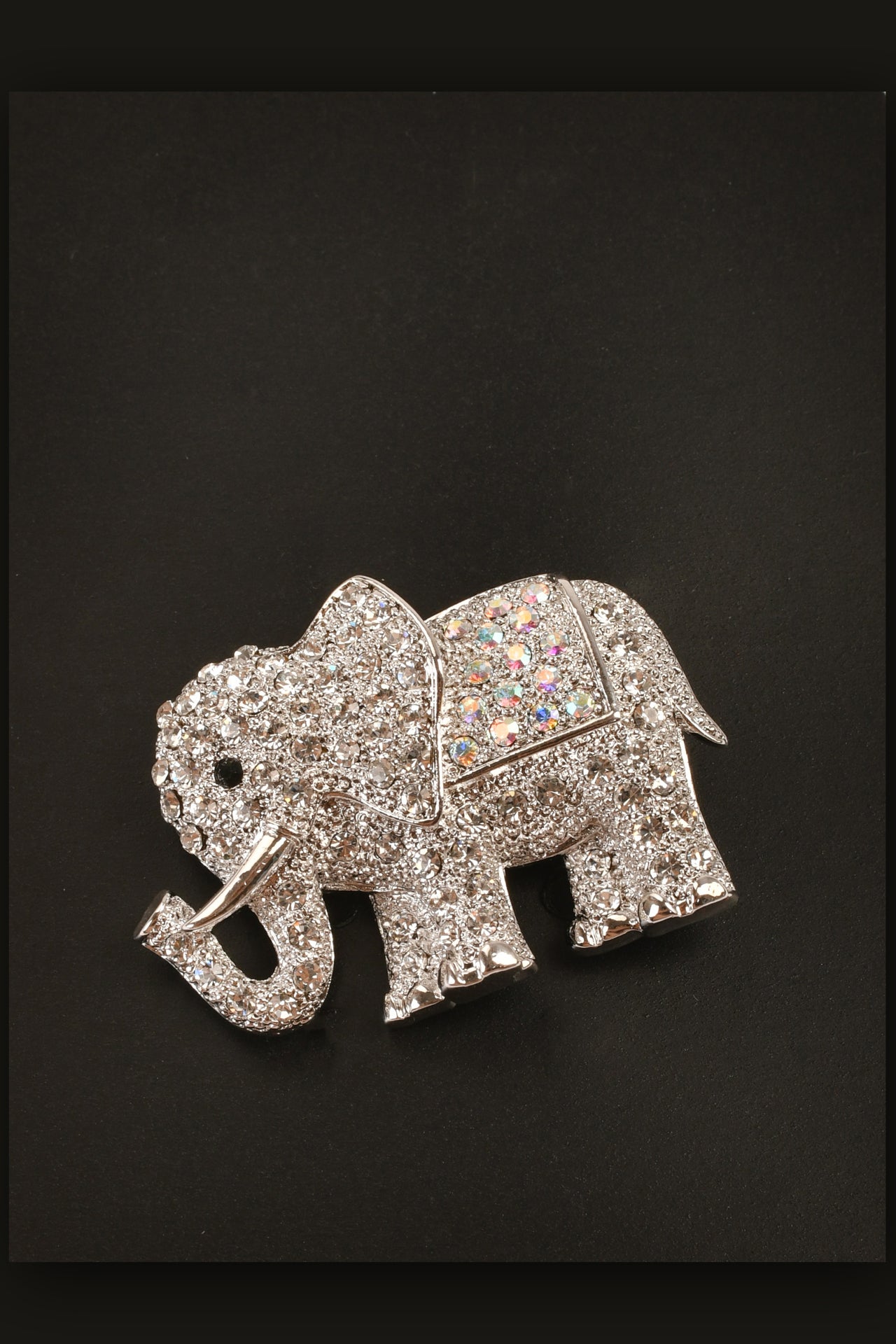 Elephant Stone Studded Brooch Brooch