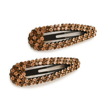 Load image into Gallery viewer, Studded Hair Clip 106 BROWN Hair Accessories