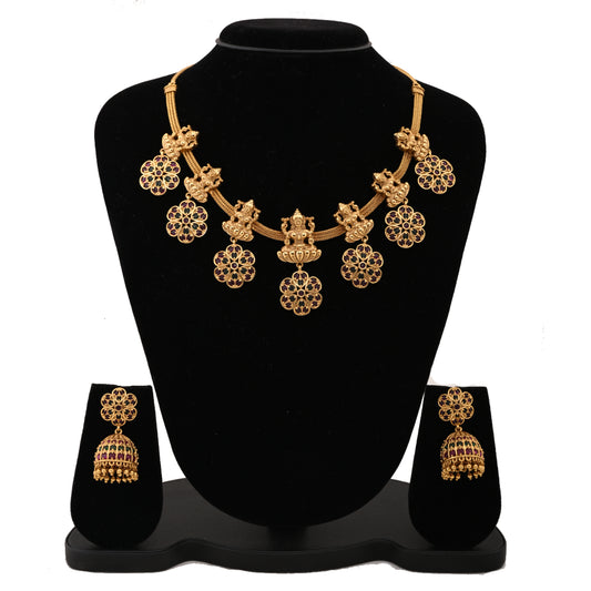 Temple Jewellery- Necklace (DD-S1N-528M) Necklace