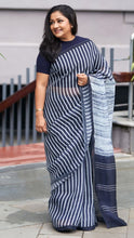 Load image into Gallery viewer, Organza Saree with Stripes Saree