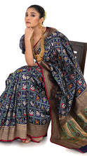 Load image into Gallery viewer, Royal Blue Regalia Banarasi Silk Saree Saree