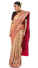 Load image into Gallery viewer, Golden Paithani Border Saree Saree