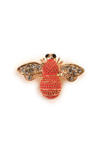 Load image into Gallery viewer, Super Cute Honey Bee Brooch PINK Brooch