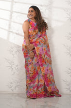 Load image into Gallery viewer, Blossom Breeze Organza Silk Saree Saree