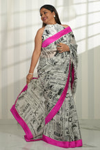 Load image into Gallery viewer, Print Edition Perfection Organza saree Saree