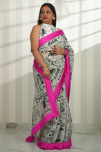 Load image into Gallery viewer, Print Edition Perfection Organza saree Saree