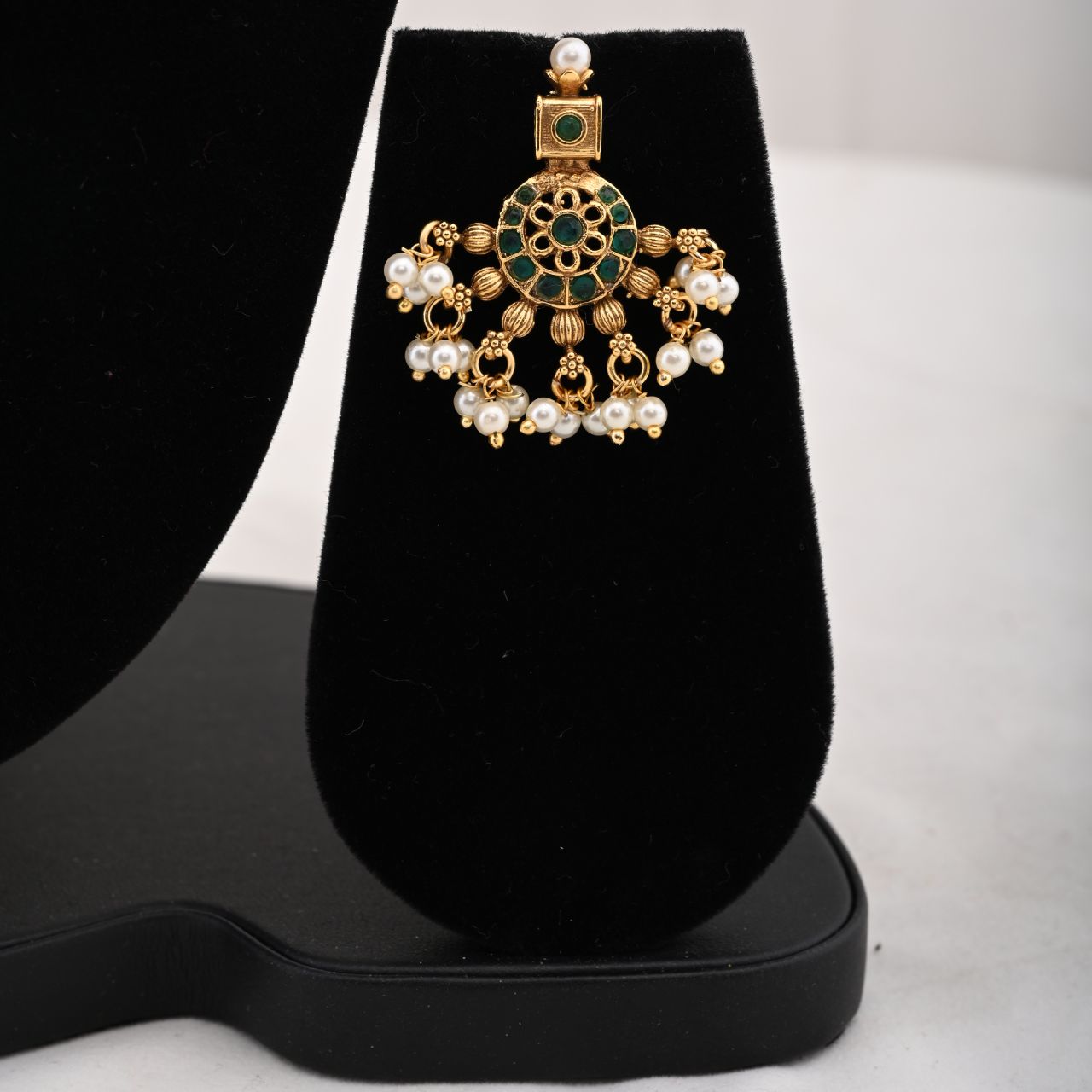 Temple Jewellery- Necklace (DD-R1N-504GW) Necklace