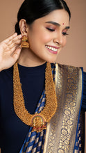 Load image into Gallery viewer, Royal Blue Stripes Saree Saree