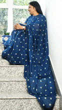 Load image into Gallery viewer, Organza Saree with Floral Pattern Saree