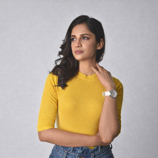 Hosiery Blouses - Elbow Sleeves Blouse