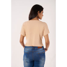 Load image into Gallery viewer, Boat Neck Blouse - Tan - Blouse featured