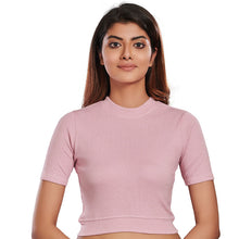 Load image into Gallery viewer, Hosiery Blouses - Blush Pink - Blouse featured