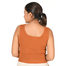 Load image into Gallery viewer, Knit : Round Neck Sleeveless Top - Blouse featured