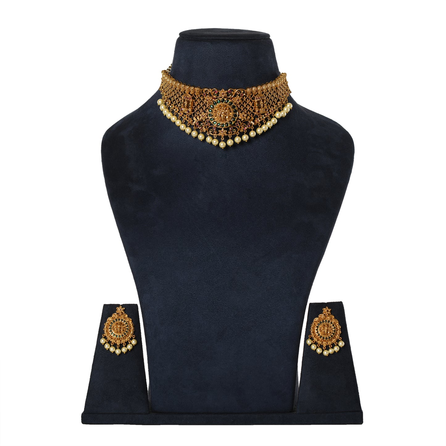 Temple Jewellery - Necklace (DD-S1N552G) Necklace