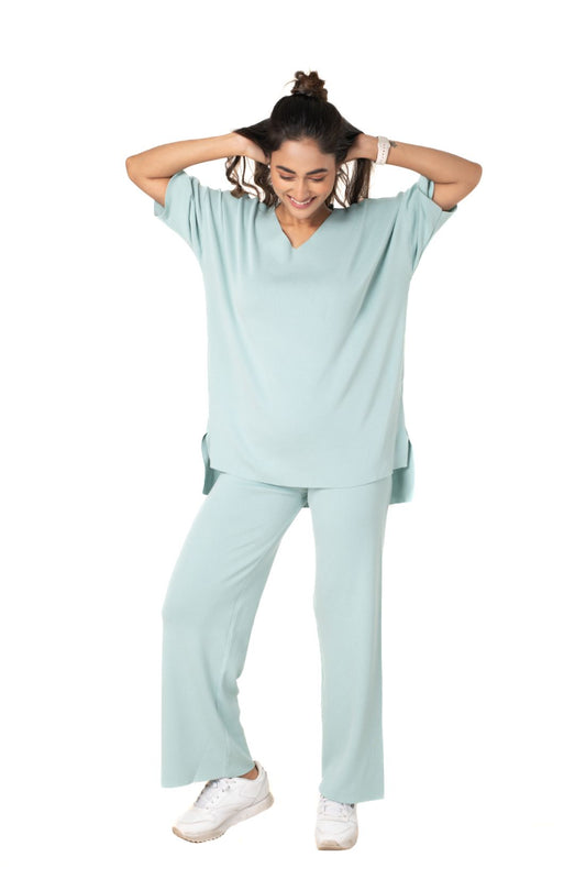 Just Chic it Off with DD Co-ord Sets sea green lounge wear featured