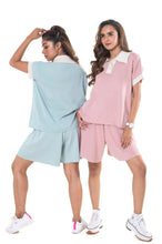Load image into Gallery viewer, Settle Back and Relax light pink lounge wear featured