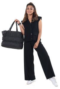 Style to Steal Co-ord Set black lounge wear featured