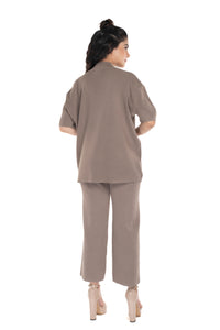 The Ultimate Airport Ready Co-ord set Dark Brown lounge wear featured