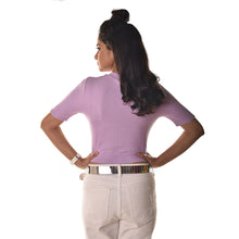 Load image into Gallery viewer, Hosiery Blouses - Lavender - Blouse featured