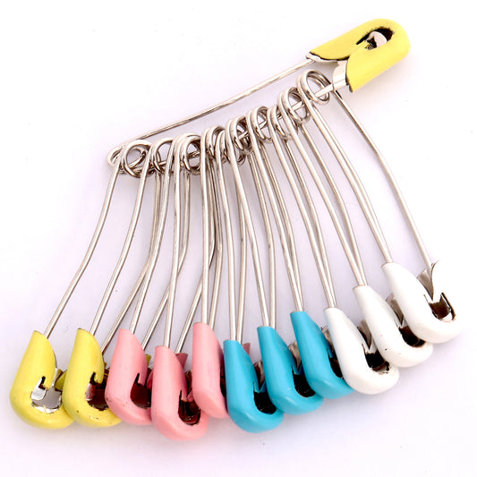 Safety Pins - Medium (12 Pcs) Safety Pins