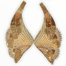 Load image into Gallery viewer, Detachable Saree Collars Rose Gold Saree Collars