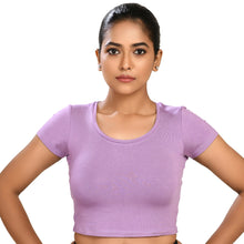 Load image into Gallery viewer, 100% Cotton Rayon Blouses Plum Blouse