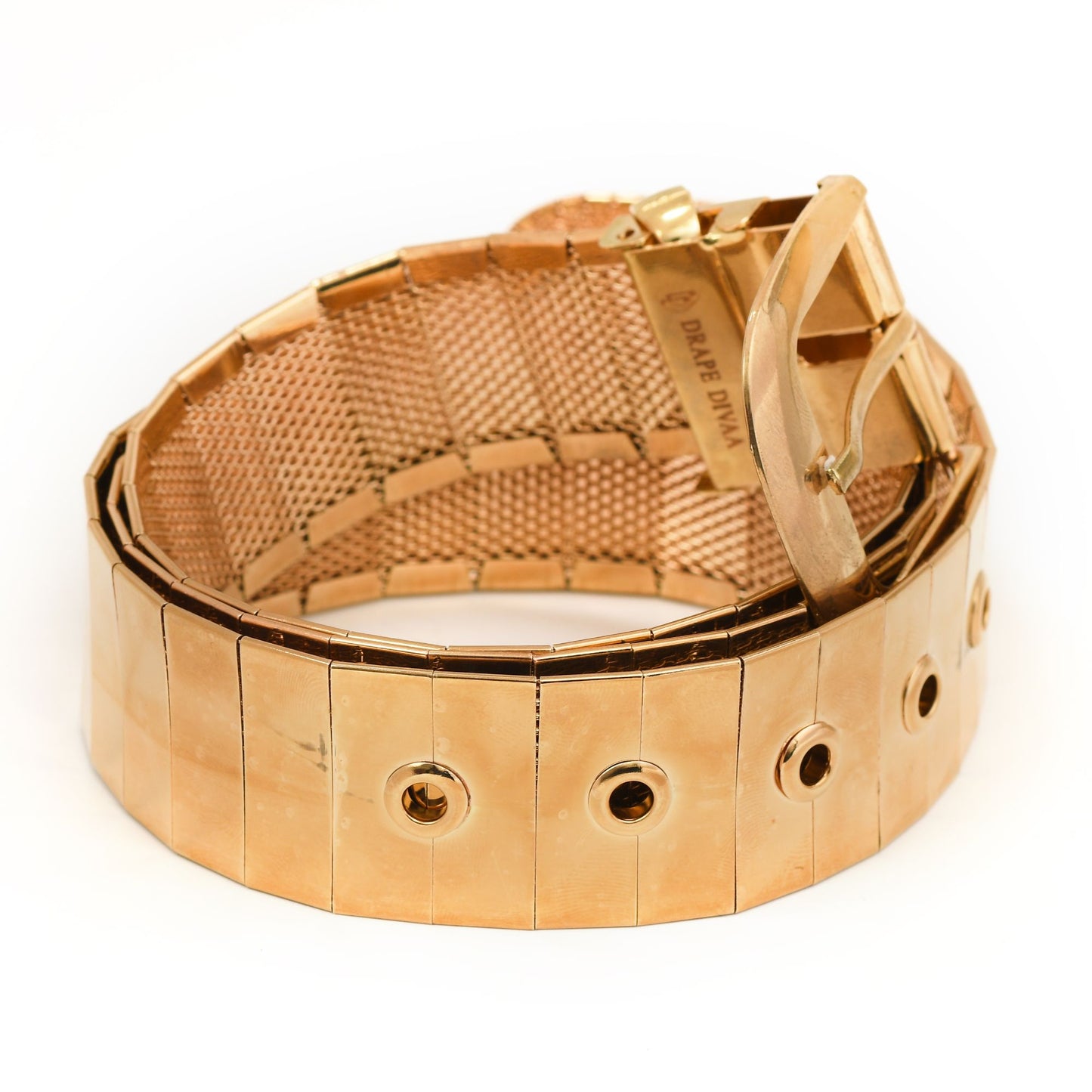 Golden Pin Hole Buckle Belt Belts
