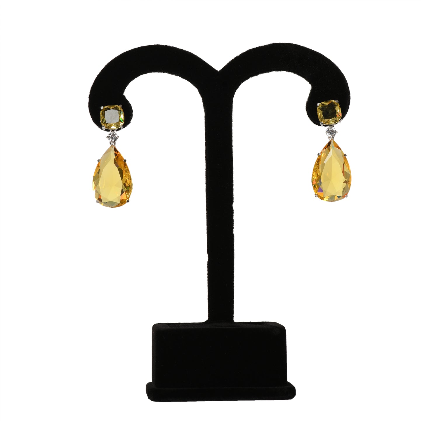 Yellow Sapphire Earrings earrings