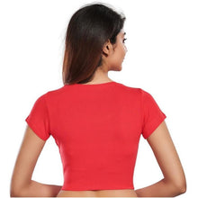 Load image into Gallery viewer, 100% Cotton Rayon Blouses Red Blouse featured