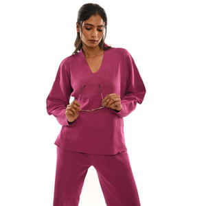 Easy Elegance Co-ord Set coords Hot Pink featured