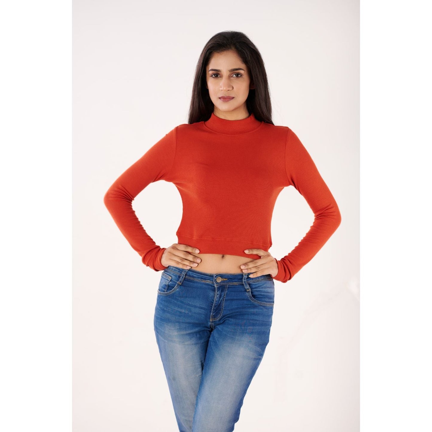 Full Sleeves Blouses - Brick Red - Blouse featured