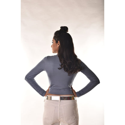 Full Sleeves Blouses - Brilliant Blue - Blouse featured