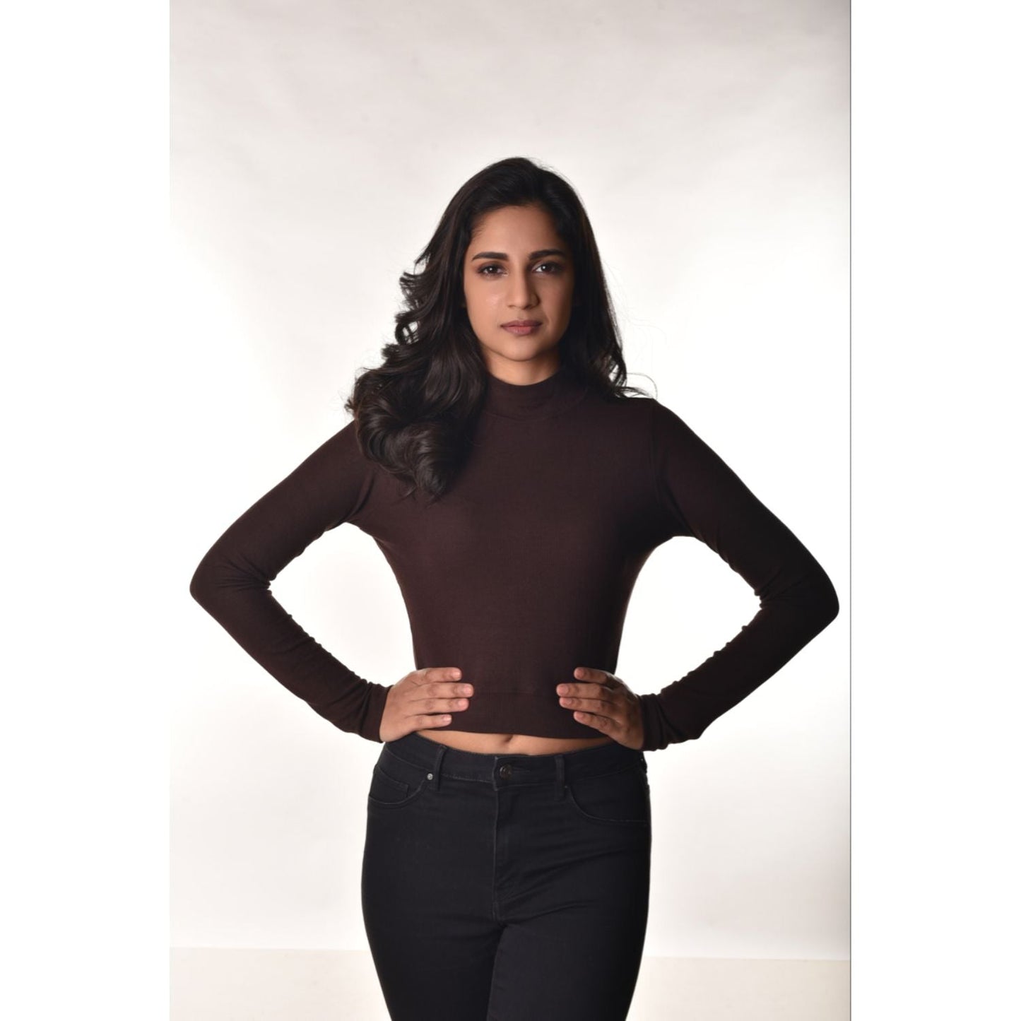 Full Sleeves Blouses - Dark Brown - Blouse featured