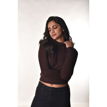 Full Sleeves Blouses - Dark Brown - Blouse featured
