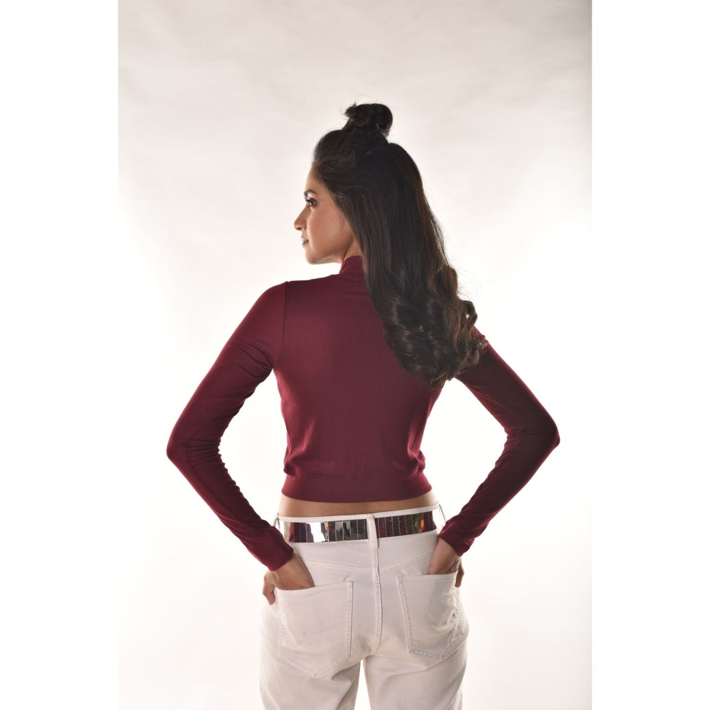 Full Sleeves Blouses - Maroon - Blouse featured