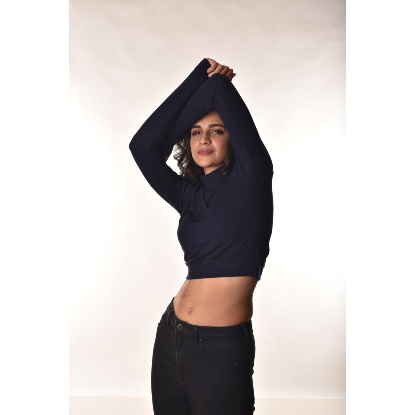 Full Sleeves Blouses - Royal Blue - Blouse featured