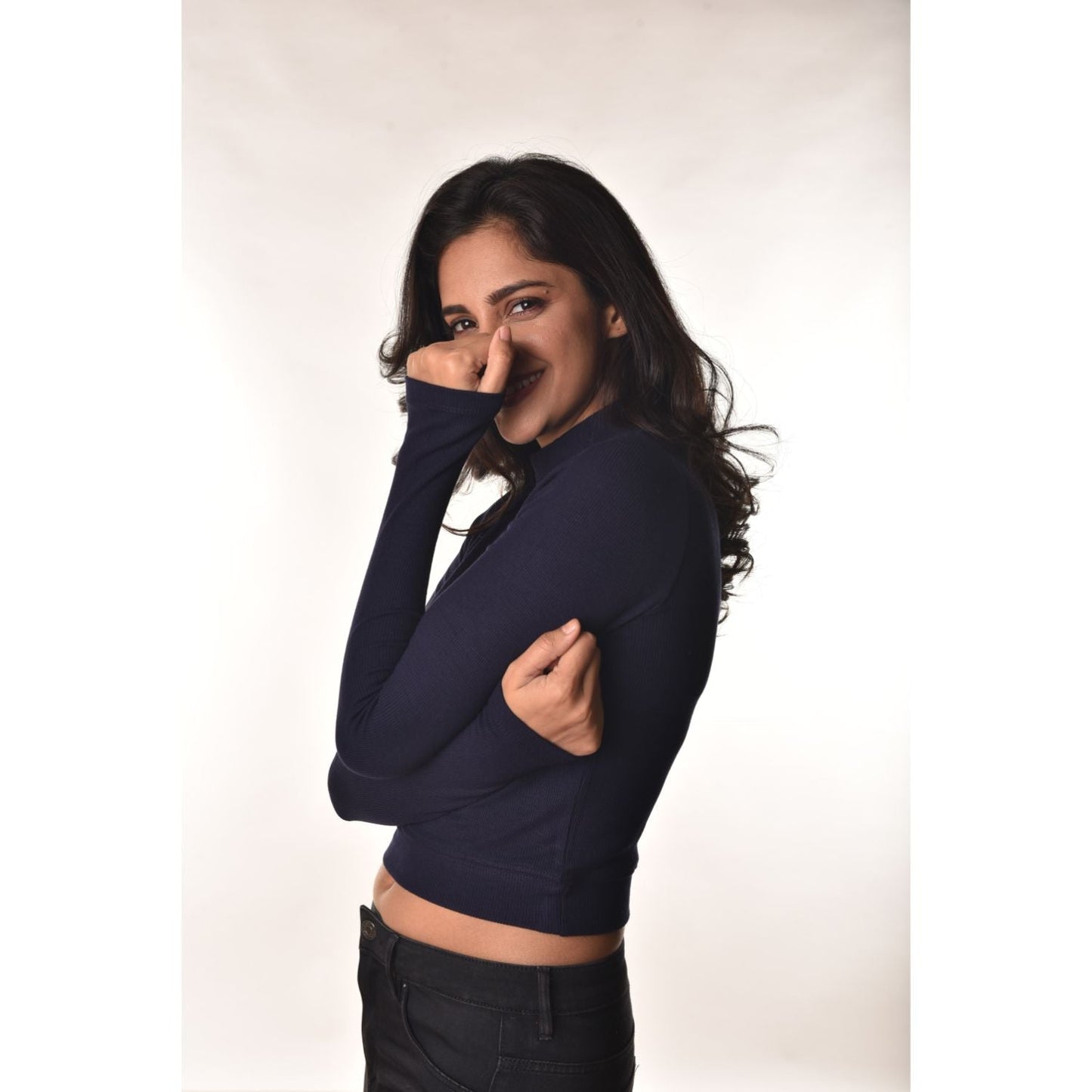 Full Sleeves Blouses - Royal Blue - Blouse featured