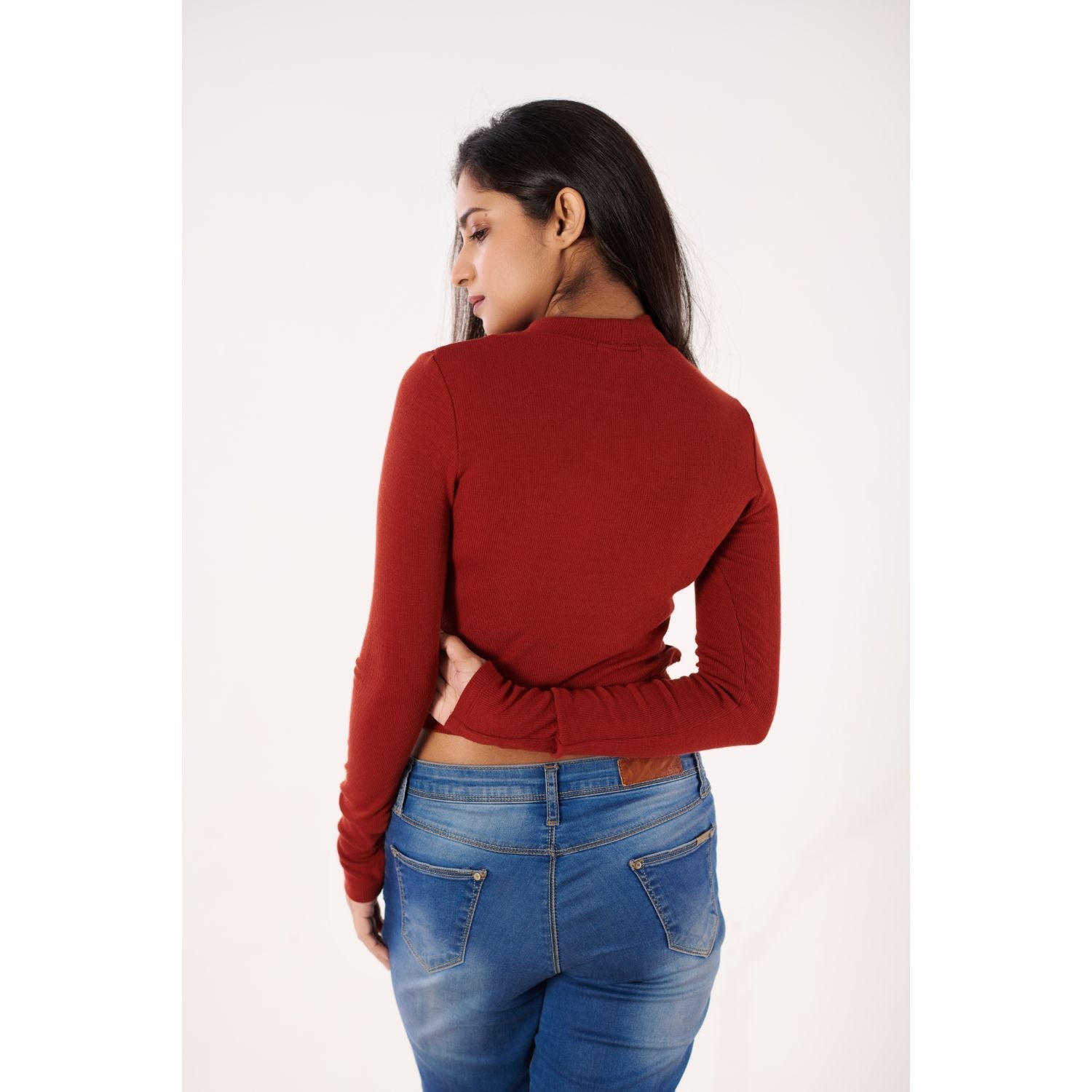 Full Sleeves Blouses - Rust - Blouse featured