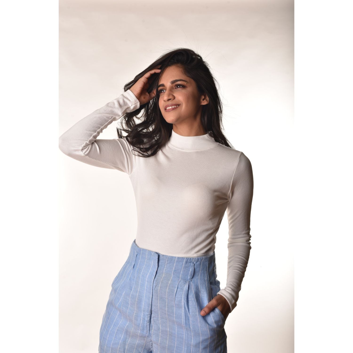 Full Sleeves Blouses - White - Blouse featured