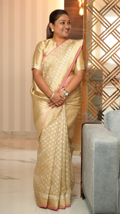 Woven Design Kota Tissue Silk Saree Saree