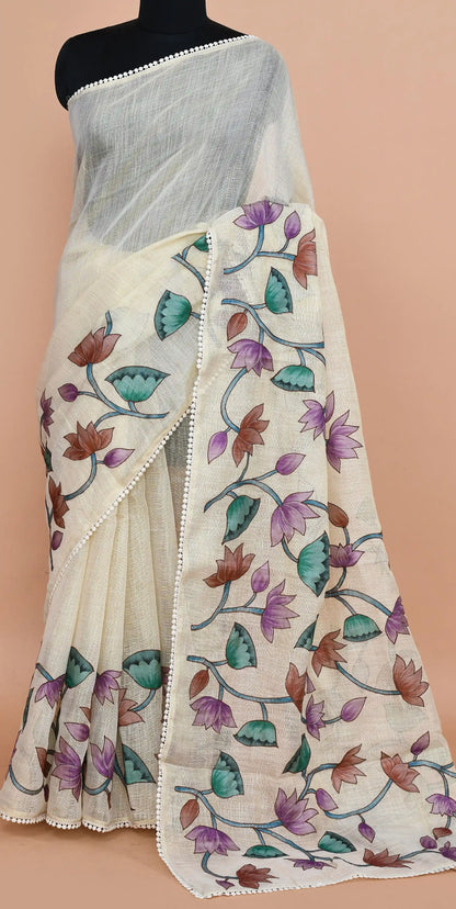 Tirzah Mauve & Teal Saree featured