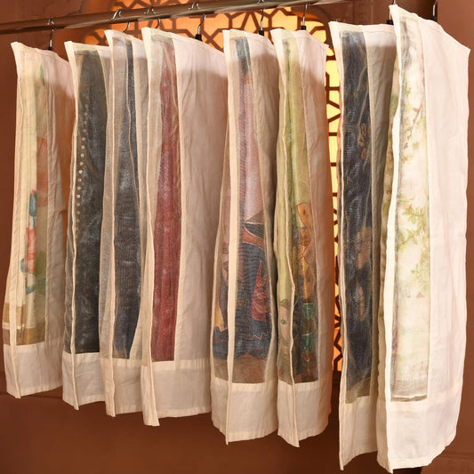 Muslin Hanging Saree Cover Saree Cover