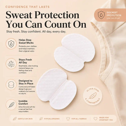 Folded Underarm Sweat Pads featured