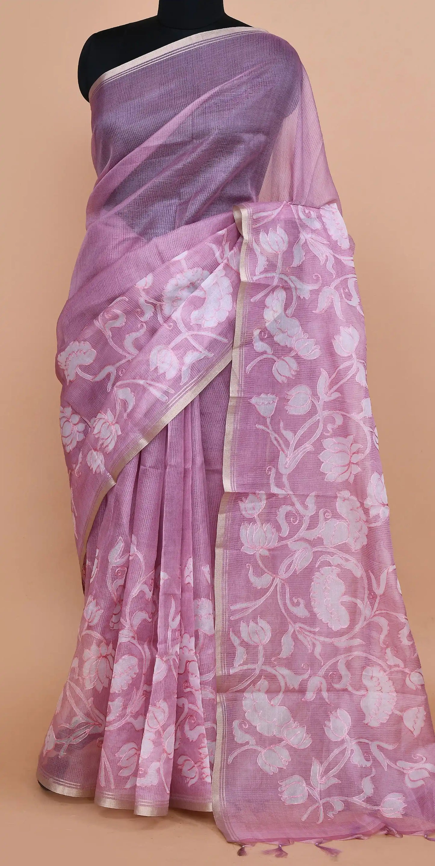 Veda Orchid Pink  Saree featured