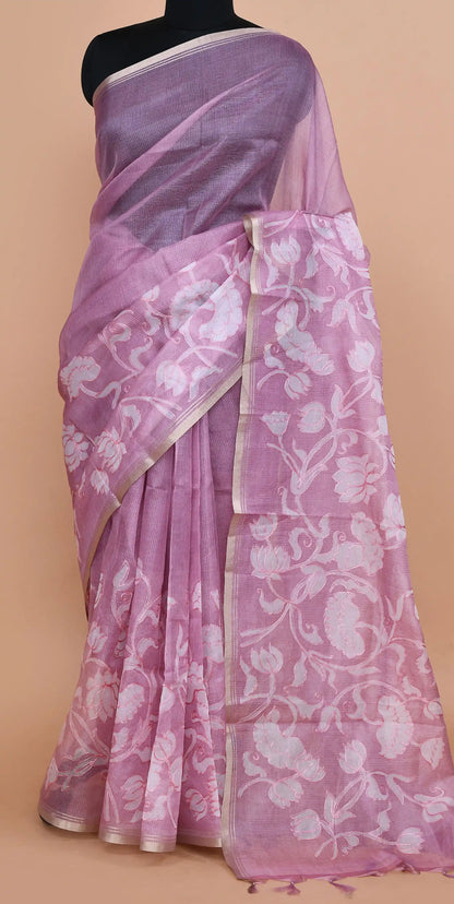 Veda Orchid Pink  Saree featured