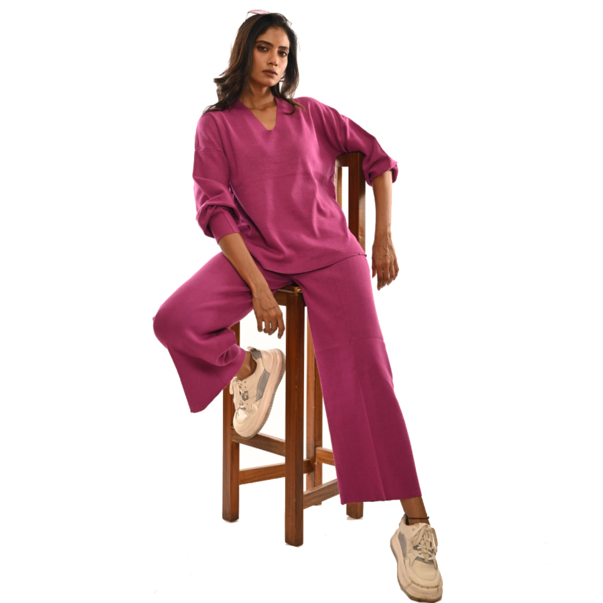 Easy Elegance Co-ord Set coords Hot Pink featured