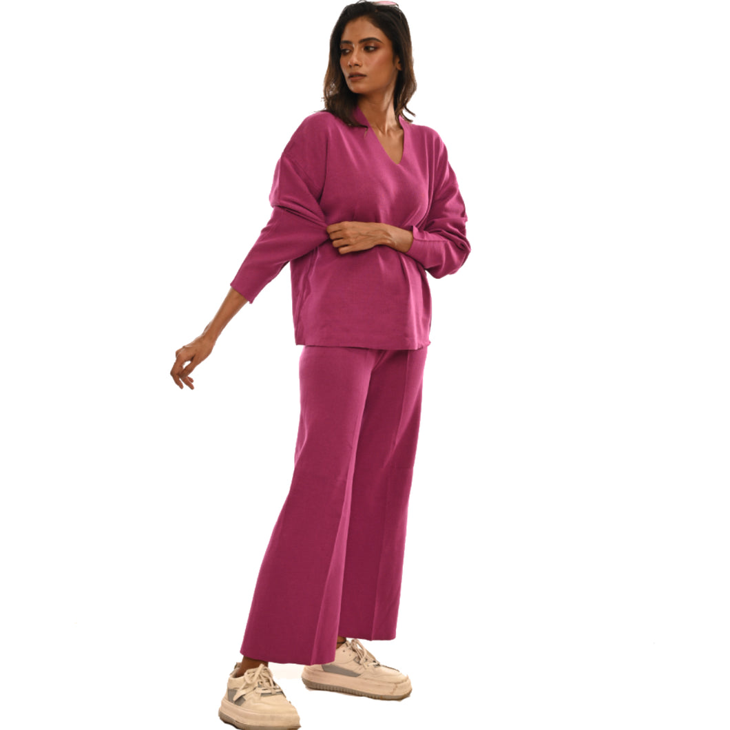 Easy Elegance Co-ord Set coords Hot Pink featured  