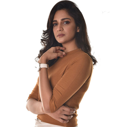 Hosiery Blouses - Elbow Sleeves - Mustard - Blouse featured